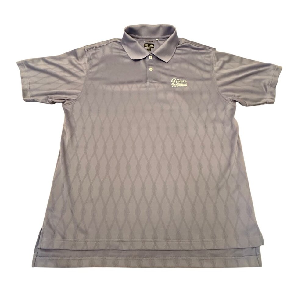 Adidas ClimaCool Mens Size M Ginn Sur Mer Classic‎ Light Purple Golf Polo